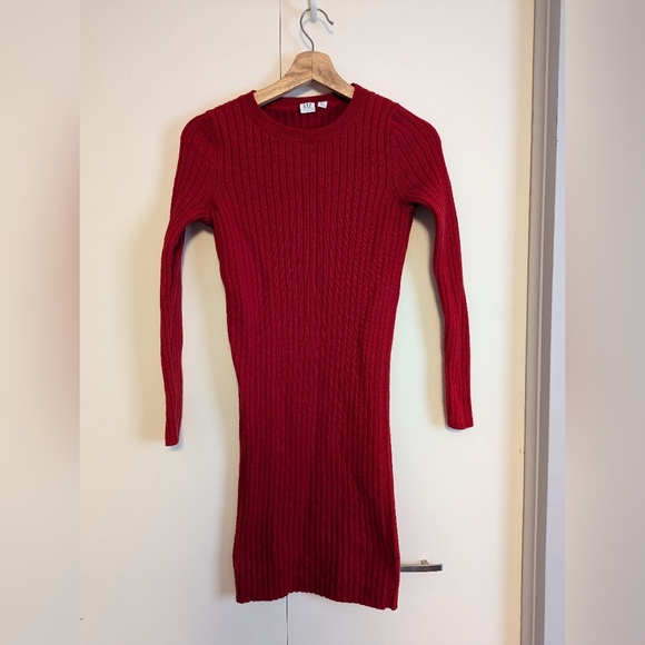 Gap Ribbed Sweater Mini Dress - Picture 1 of 4